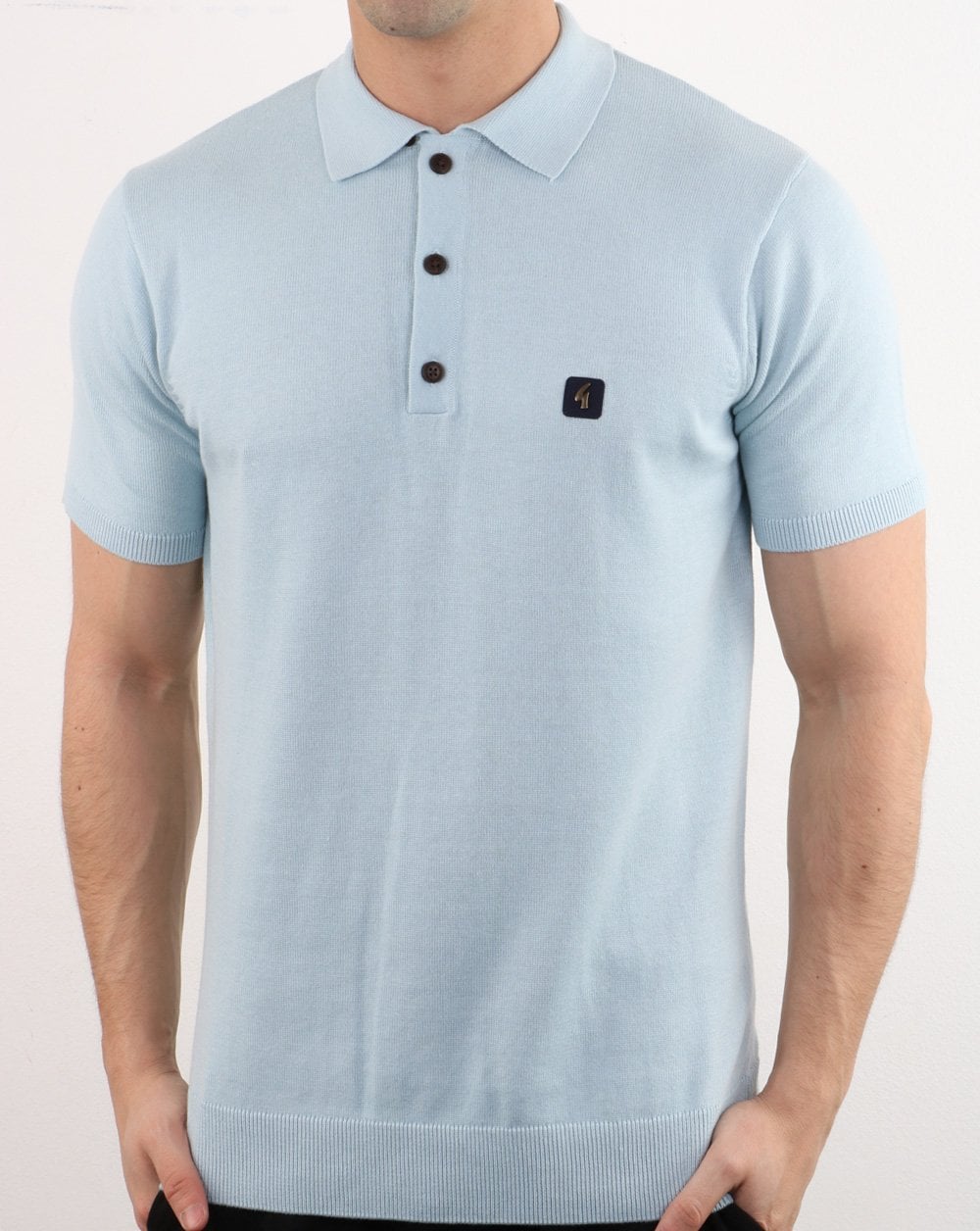 Gabicci Vintage Jackson Poloshirt Himmelblau