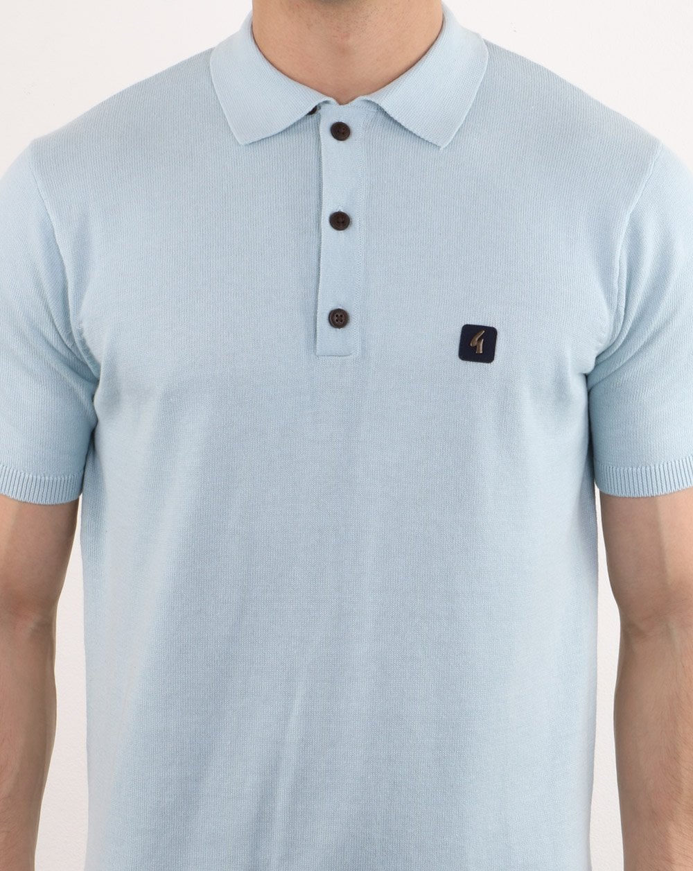 Gabicci Vintage Jackson Poloshirt Himmelblau