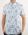 Gabicci Vintage Flamingo Shirt Sky Blue