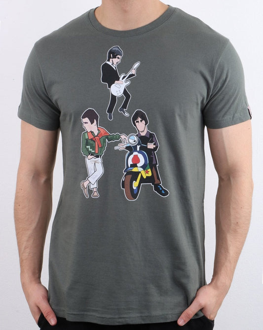 80er Casual Classics Weller T-Shirt Grün