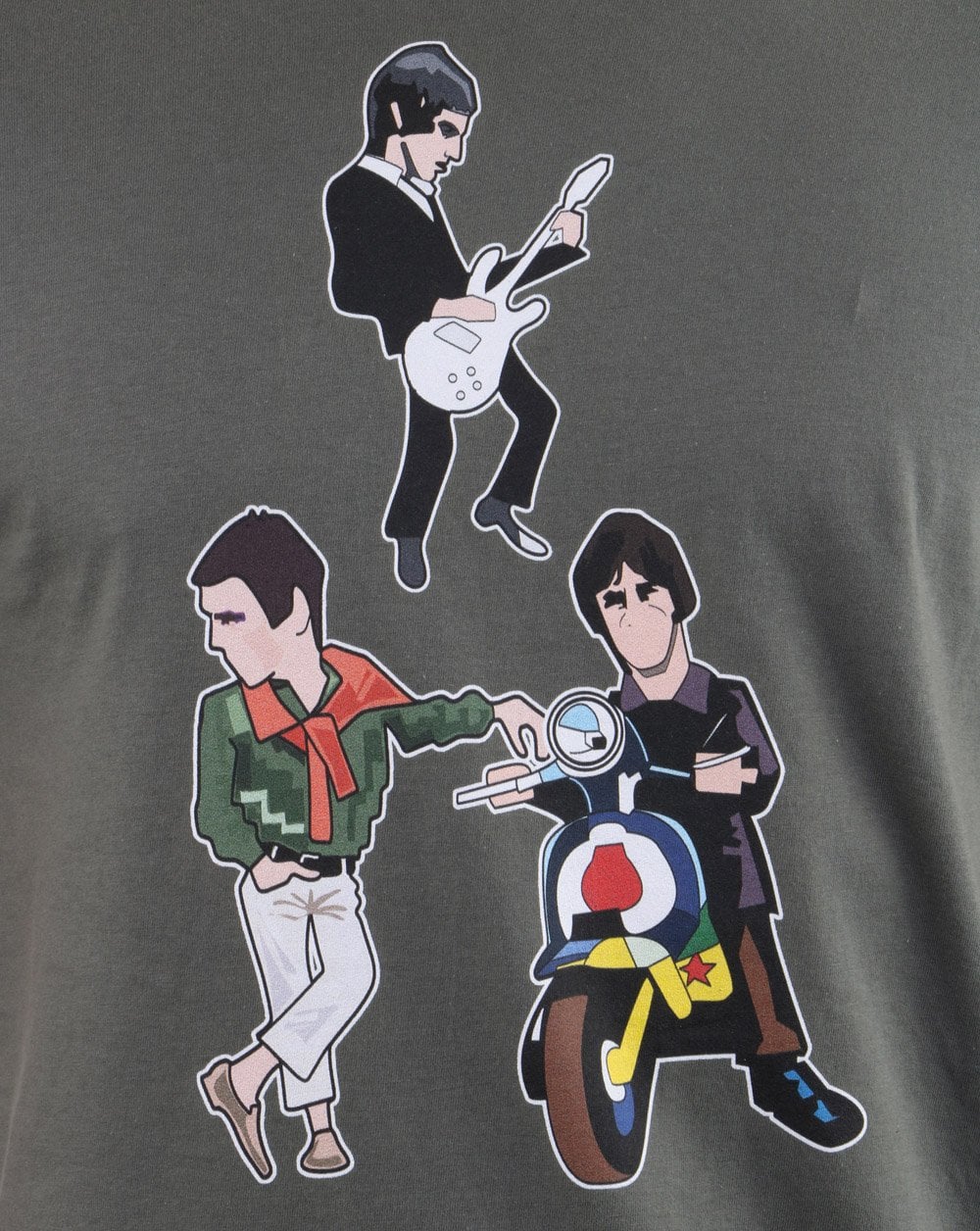 80er Casual Classics Weller T-Shirt Grün