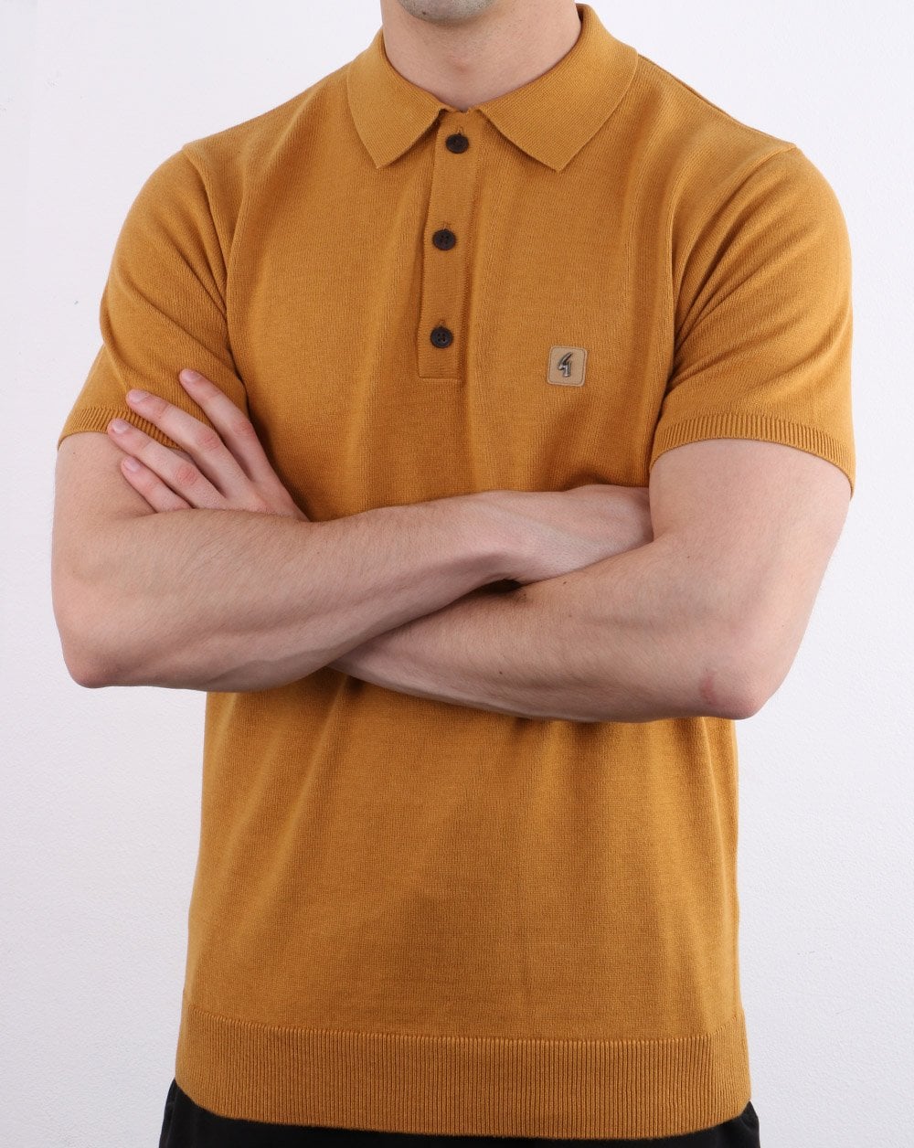 Gabicci Vintage Jackson Poloshirt Hay
