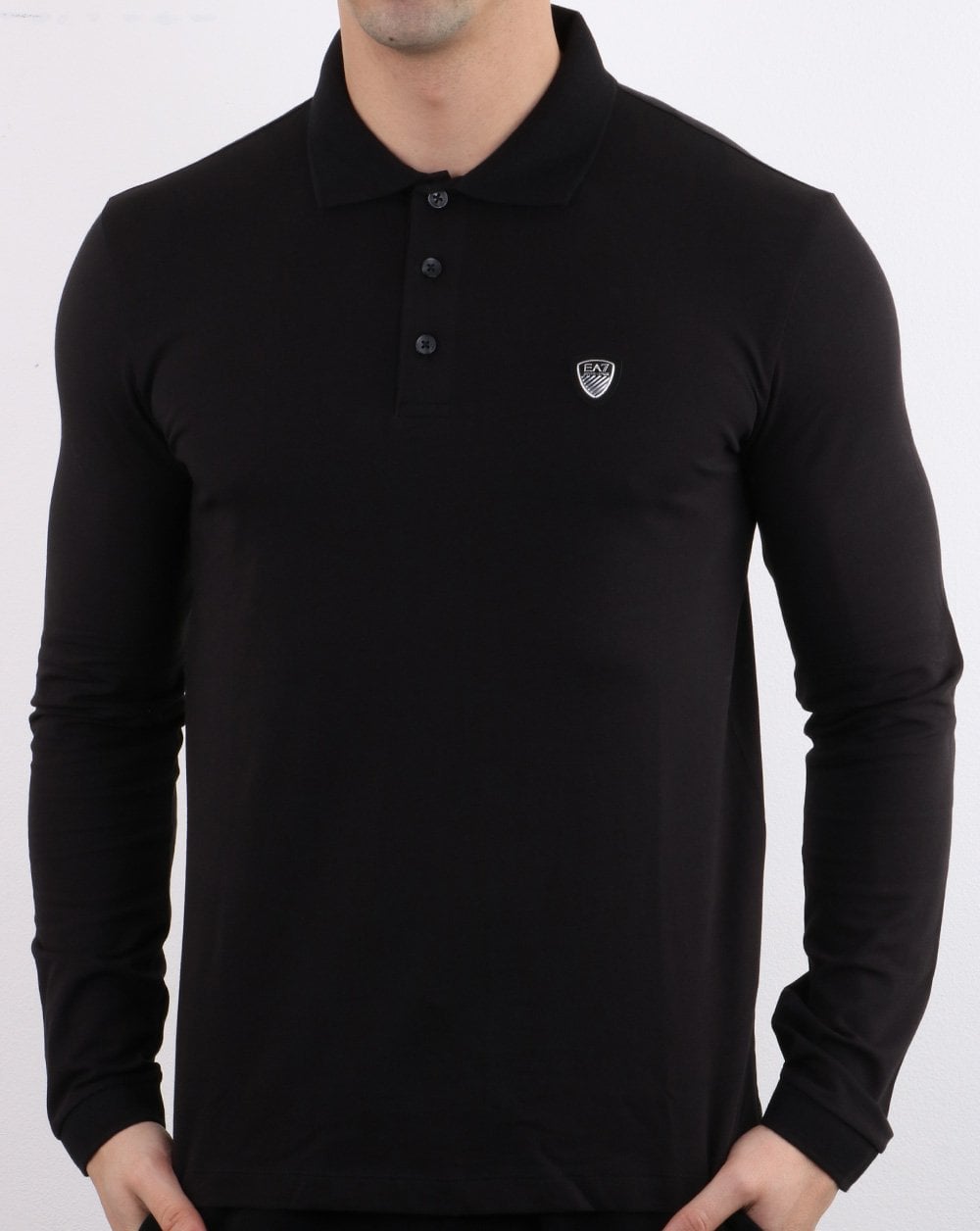 Emporio Armani EA7 Poloshirt Schwarz