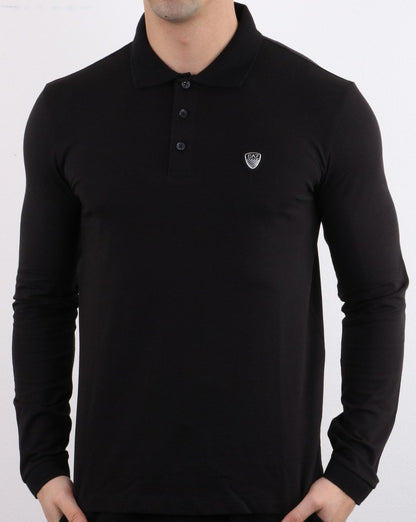 Emporio Armani EA7 Poloshirt Schwarz