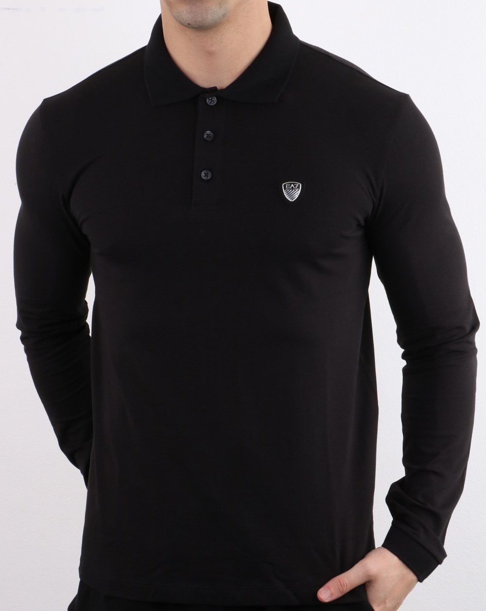 Emporio Armani EA7 Poloshirt Schwarz