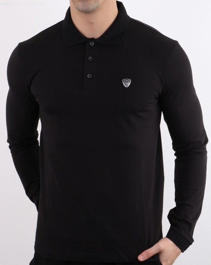 Emporio Armani EA7 Poloshirt Schwarz