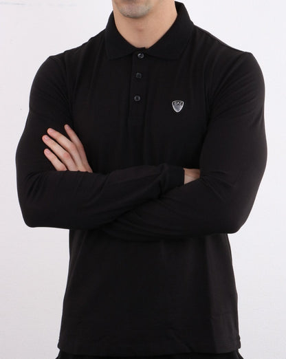 Emporio Armani EA7 Poloshirt Schwarz