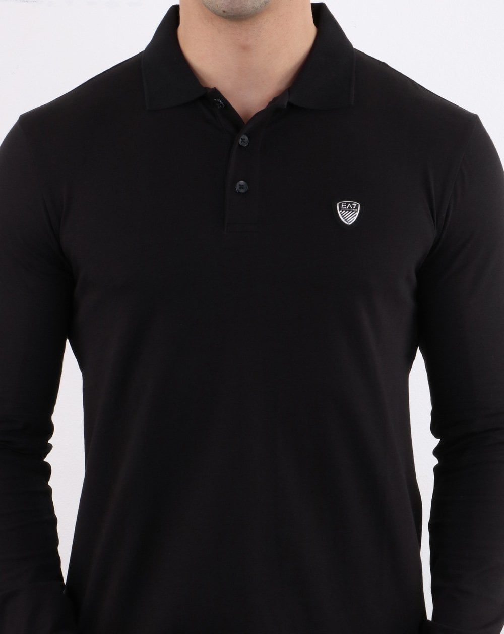 Emporio Armani EA7 Poloshirt Schwarz