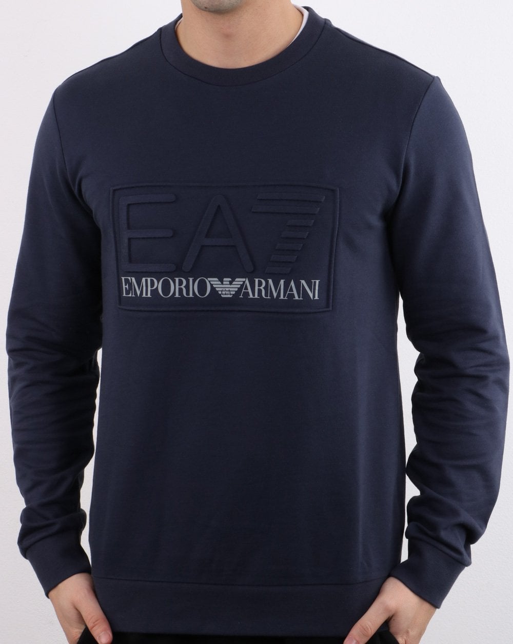 Emporio Armani EA7 Sweatshirt Marineblau