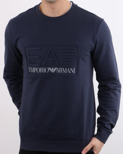 Emporio Armani EA7 Sweatshirt Marineblau