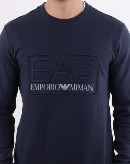 Emporio Armani EA7 Sweatshirt Marineblau