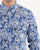 Gabicci Vintage Slick Shirt Blue Paisley
