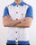 Gabicci Vintage Morgan Polo Shirt White and Blue