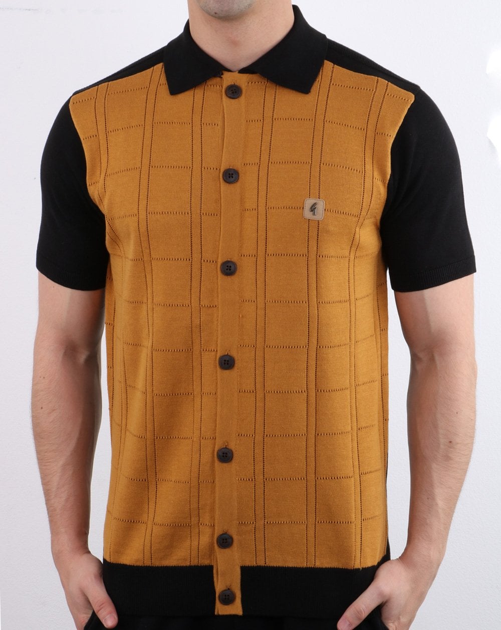 Gabicci Vintage Morgan Poloshirt Schwarz