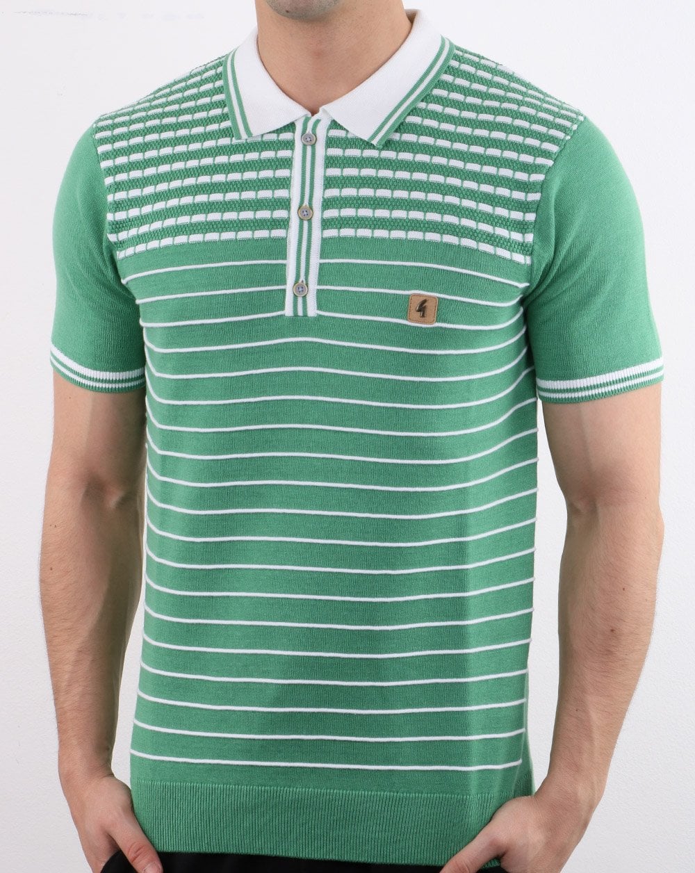 Gabicci Vintage Canyon Poloshirt Grün
