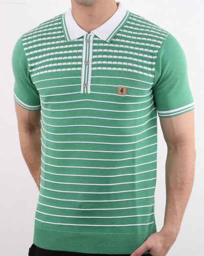 Gabicci Vintage Canyon Poloshirt Grün