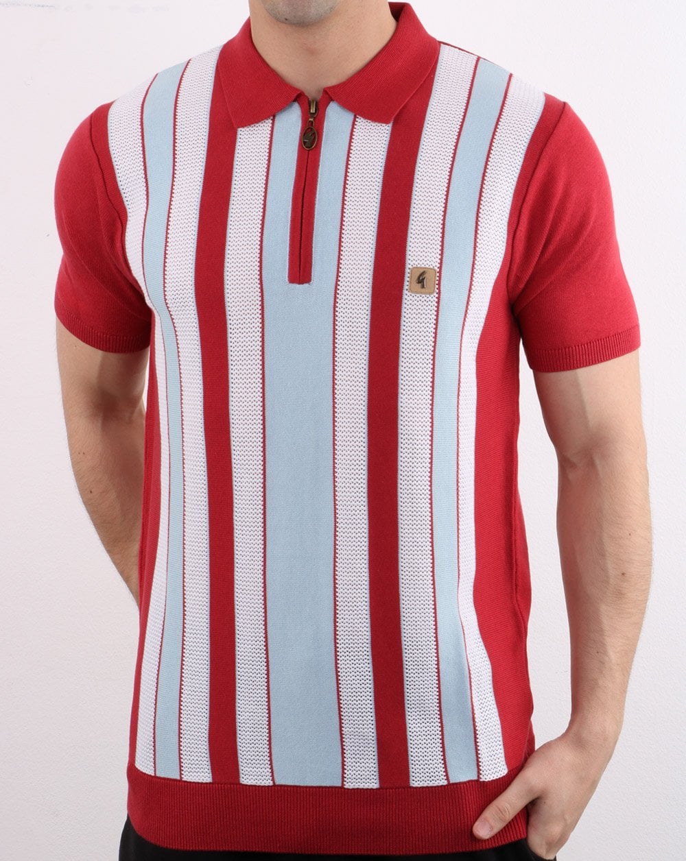 Gabicci Vintage Colt Poloshirt Rot
