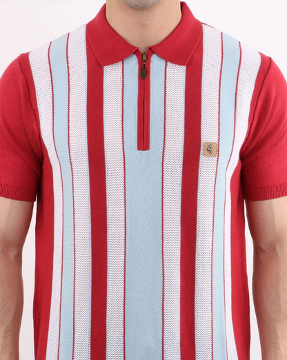 Gabicci Vintage Colt Poloshirt Rot