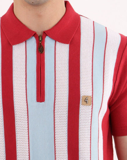 Gabicci Vintage Colt Poloshirt Rot
