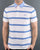 Gant Contrast stripe Polo Shirt White