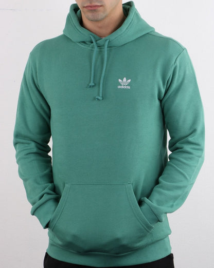 Adidas Originals – Klassischer Kapuzenpullover in weichem Grün