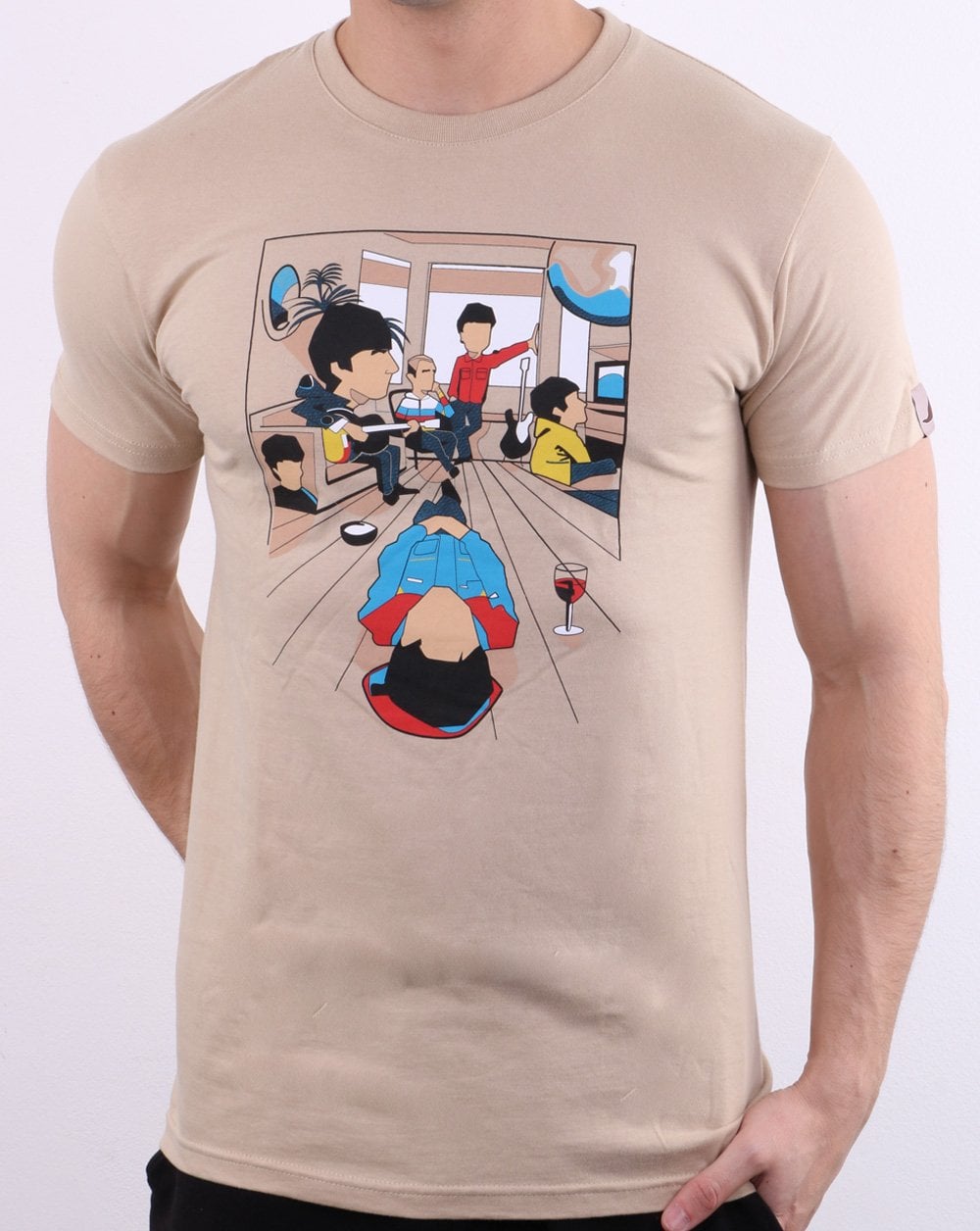 80er Casual Classics Definitely Minty T-Shirt Sand