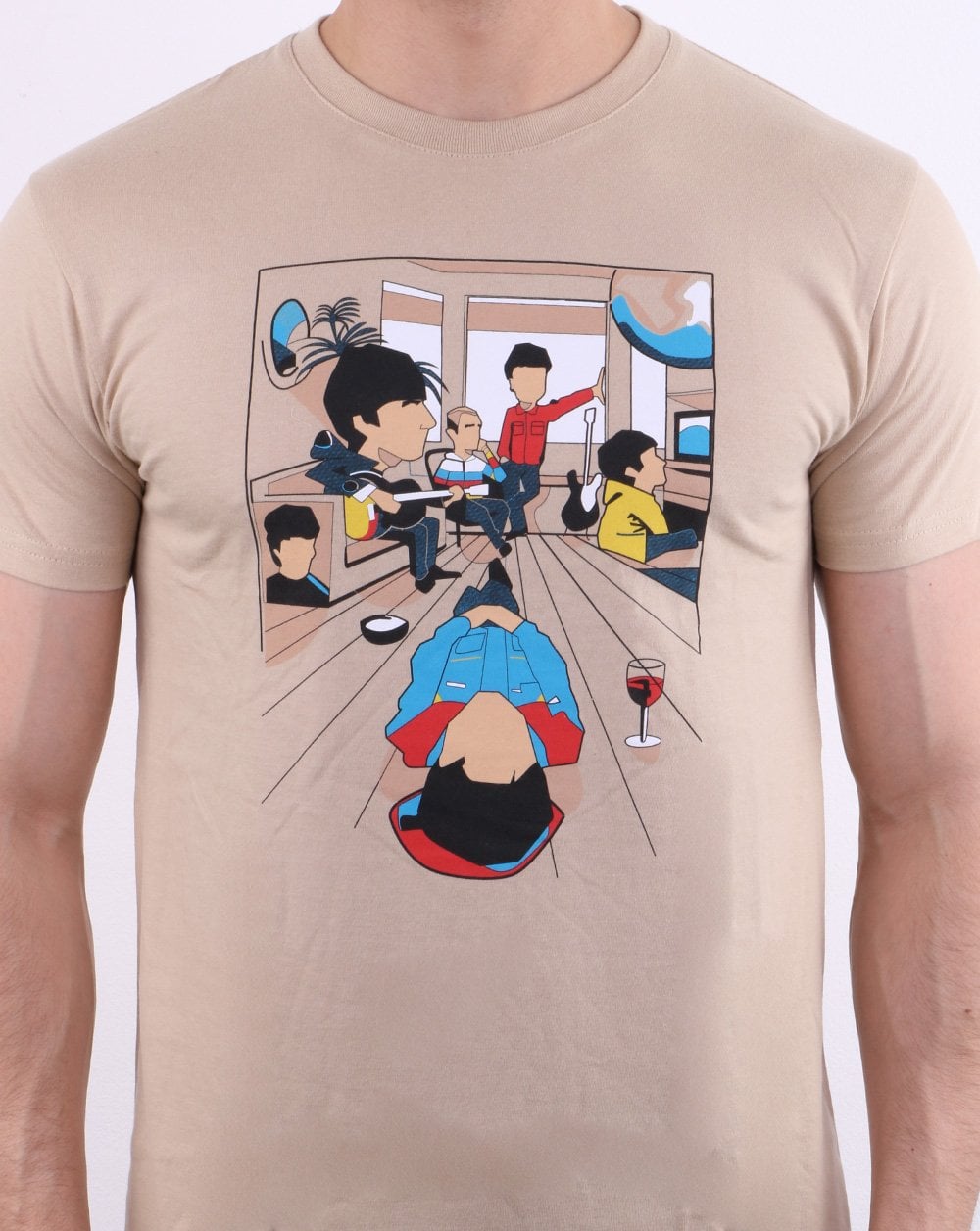 80er Casual Classics Definitely Minty T-Shirt Sand