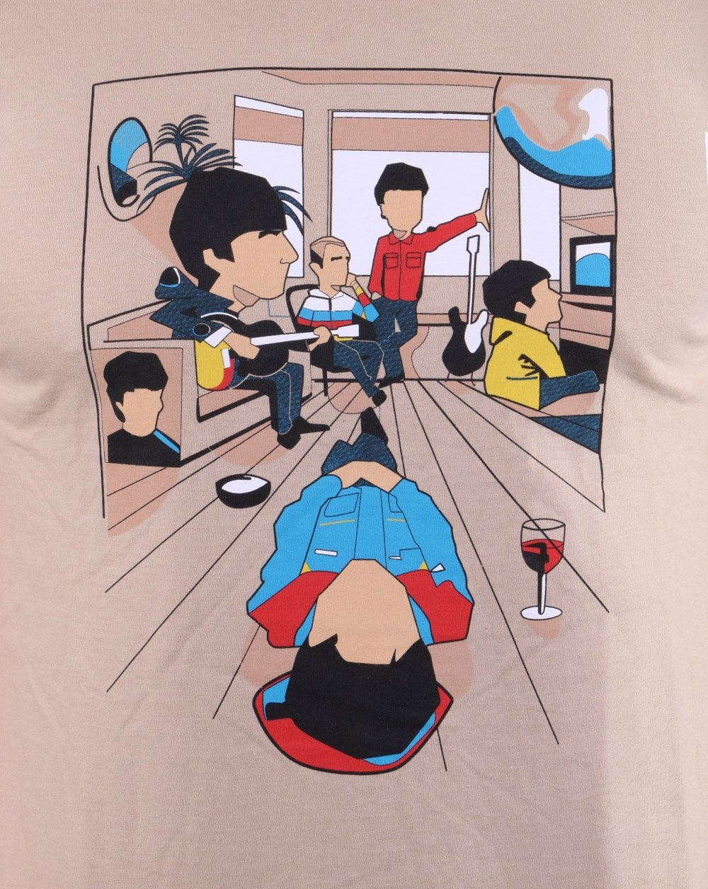 80er Casual Classics Definitely Minty T-Shirt Sand