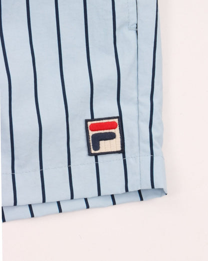 Fila Vintage Pinstripe Badeshorts Himmelblau/Marineblau