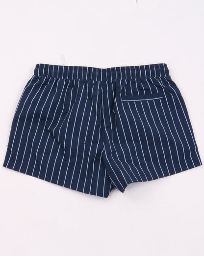 Fila Vintage Pinstripe Badeshorts Marineblau/Himmelblau