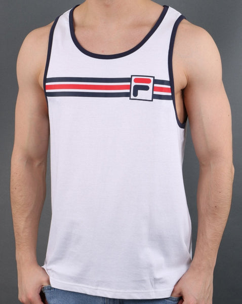 Fila Vintage Quillan Vest White/Navy