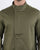 Pretty Green Kayman Collarless Mac Green