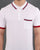Pretty Green Stripe Pocket Knitted Polo Shirt White