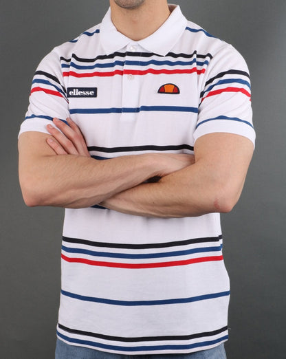 Ellesse – Lewoodio – Poloshirt in Weiß
