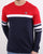 Fila Vintage Long Sleeved T Shirt Navy/Red/White
