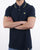 Pretty Green Barton Polo Shirt Navy/Yellow