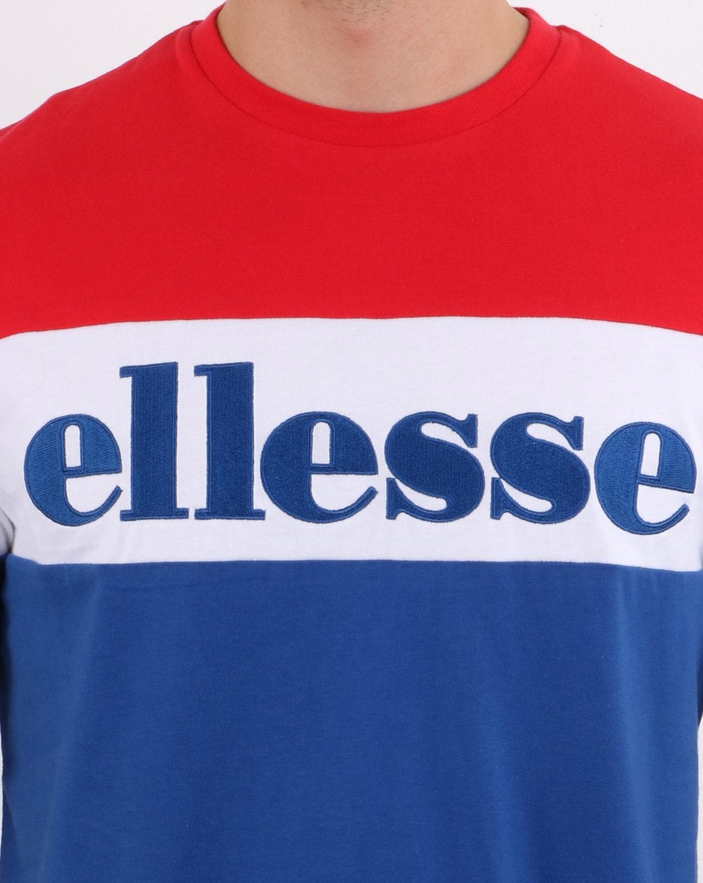 Ellesse Punto T-Shirt Marineblau/Weiß/Rot