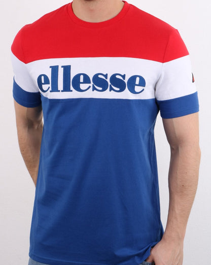 Ellesse Punto T-Shirt Marineblau/Weiß/Rot
