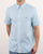 Lacoste Short Sleeve Check Shirt White/Light Blue