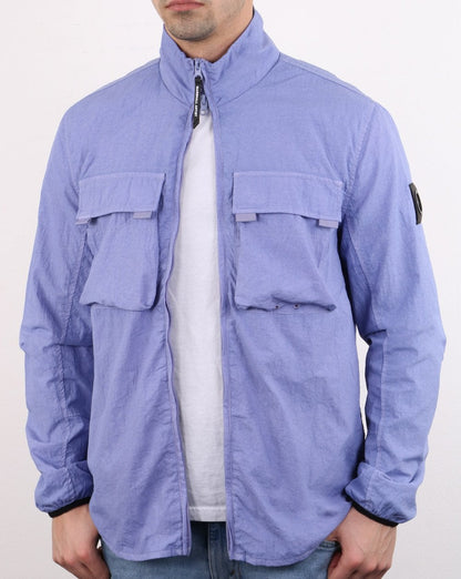 Marshall Artist Garment Dyed Parachute Overshirt Flieder