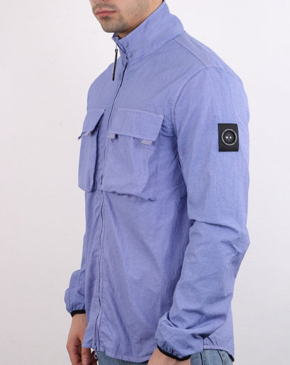 Marshall Artist Garment Dyed Parachute Overshirt Flieder