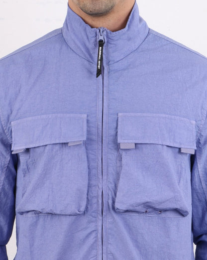 Marshall Artist Garment Dyed Parachute Overshirt Flieder