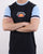 Ellesse Contrast sleeve T Shirt Navy