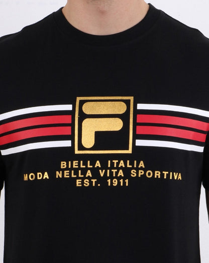 Fila Vintage Benz T-Shirt Schwarz