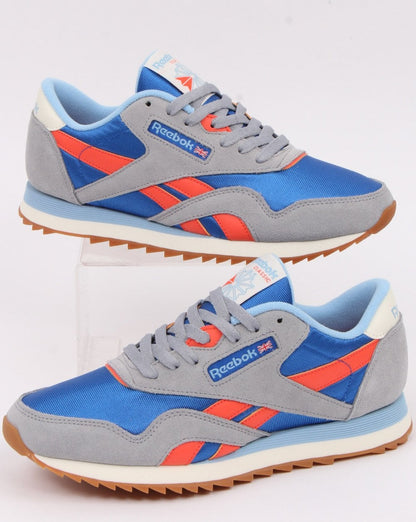 Reebok Nylon Ripple Sneakers Blau/Grau/Rot