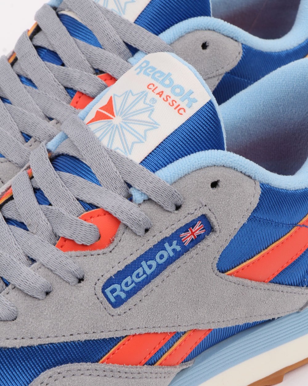 Reebok Nylon Ripple Sneakers Blau/Grau/Rot