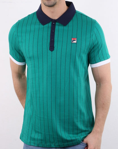 Fila Vintage BB1 ​​Poloshirt Grün