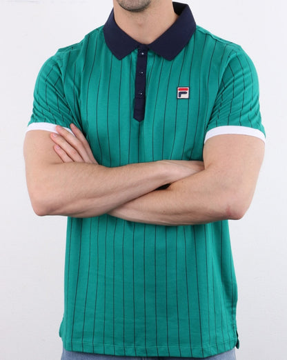 Fila Vintage BB1 ​​Poloshirt Grün