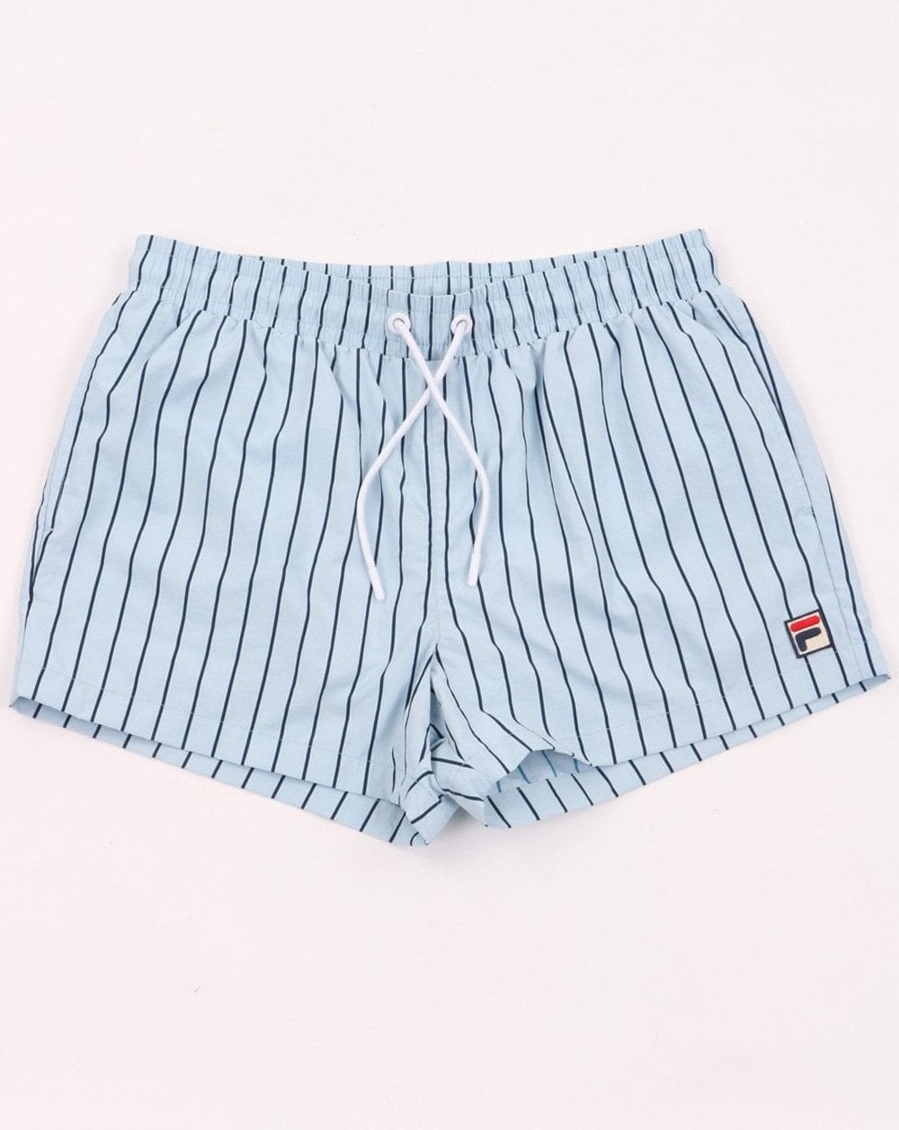 Fila Vintage Pinstripe Badeshorts Himmelblau/Marineblau