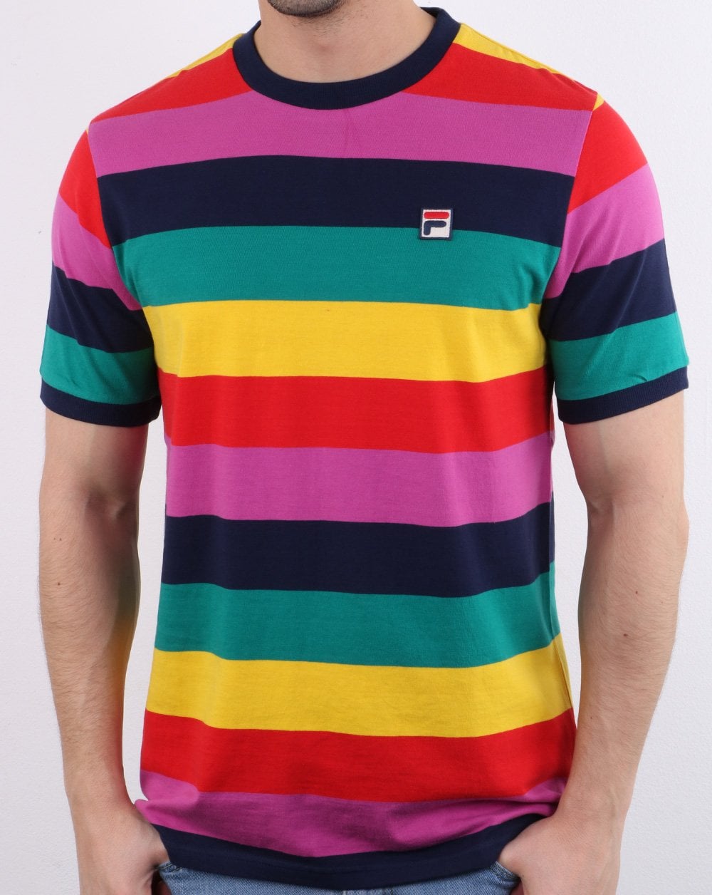 Fila Vintage 90er Multi T-Shirt